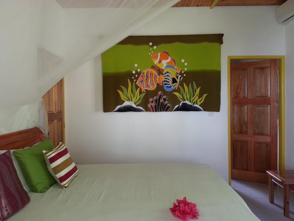 Zanboza Guesthouse La Digue Rom bilde